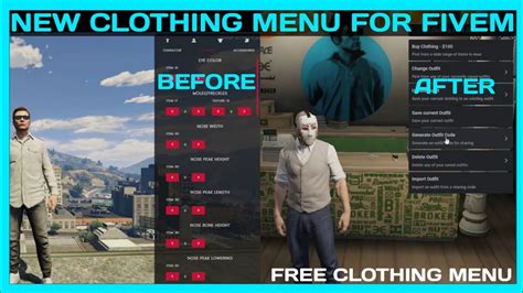 Start the server Wooho If you use the pack from above, you don&x27;t have to force all of the steps. . Fivem clothing menu